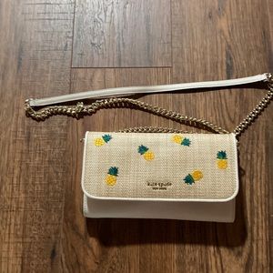Kate Spade Pineapple Embroidered Purse